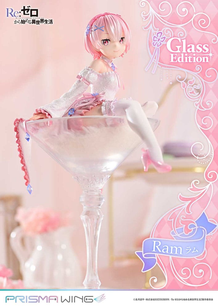 Re:ZERO Starting Life in Another World Prisma Wing PVC Statue 1/7 Ram Glass Edition 24 cm Image 14