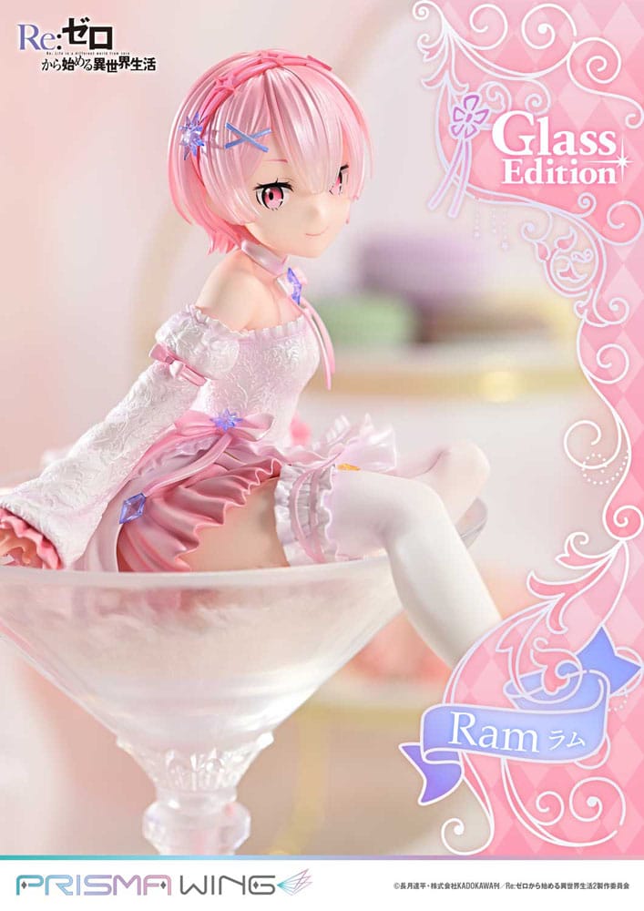 Re:ZERO Starting Life in Another World Prisma Wing PVC Statue 1/7 Ram Glass Edition 24 cm Image 15