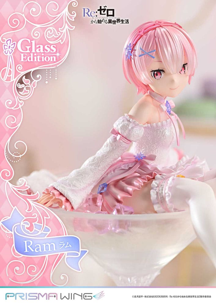 Re:ZERO Starting Life in Another World Prisma Wing PVC Statue 1/7 Ram Glass Edition 24 cm Image 17