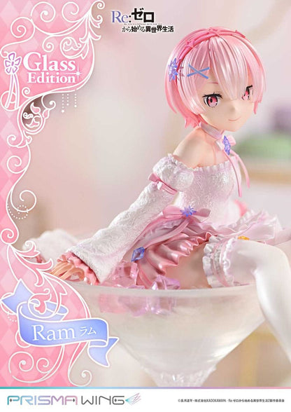 Re:ZERO Starting Life in Another World Prisma Wing PVC Statue 1/7 Ram Glass Edition 24 cm Image 17