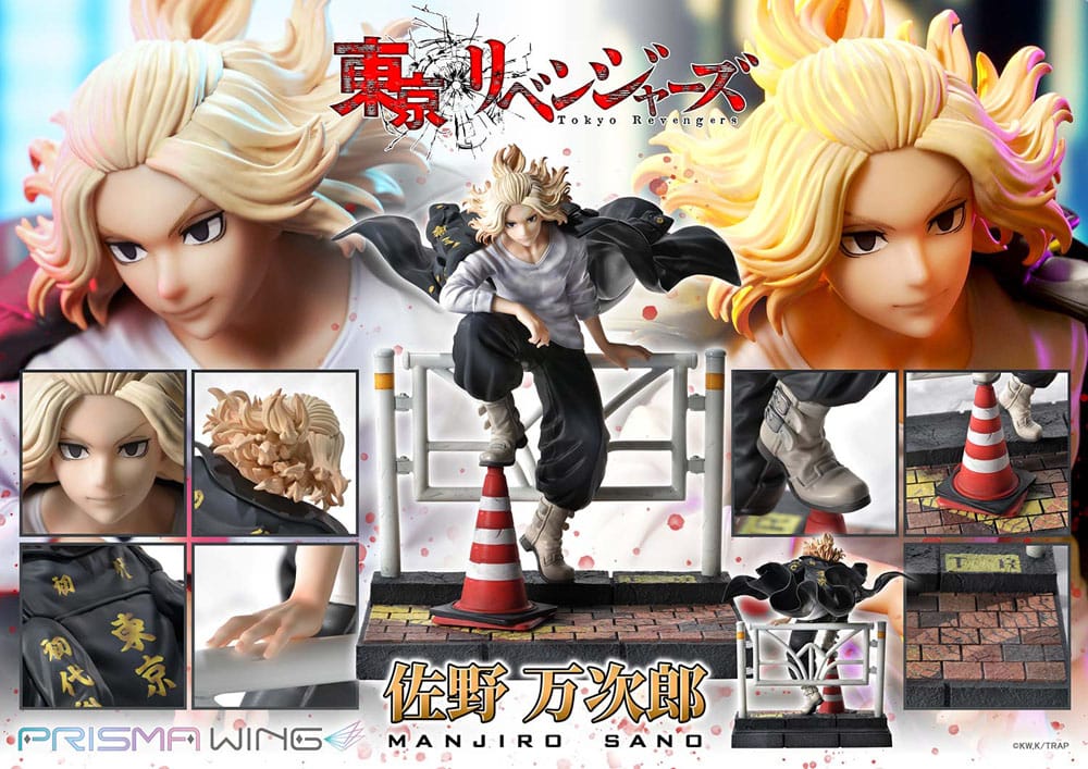 Tokyo Revengers Prisma Wing PVC Statue 1/7 Manjiro Sano 23 cm Image 2