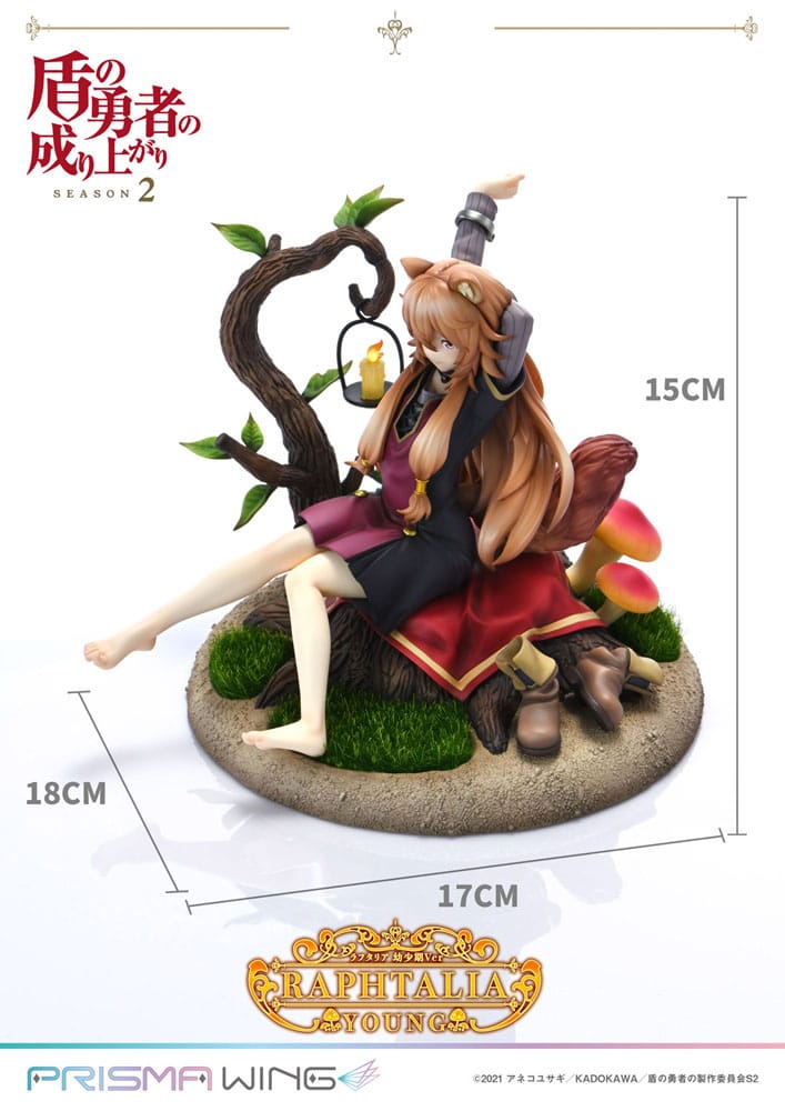 The Rising of the shield Hero Season 2 Prisma Wing PVC Statue 1/7 Raphtalia Young Version 15 cm Image 5