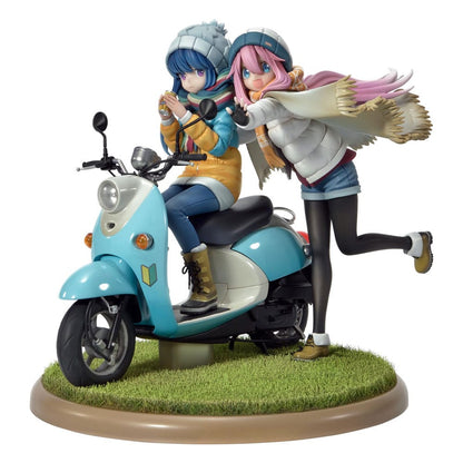 Laid-Back Camp Prisma Wing PVC Statue 1/7 Nadeshiko Kagamihara & Rin Shima 24 cm Image 1