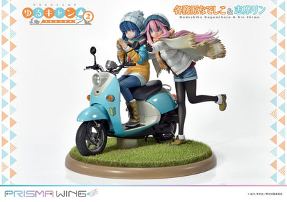 Laid-Back Camp Prisma Wing PVC Statue 1/7 Nadeshiko Kagamihara & Rin Shima 24 cm Image 5