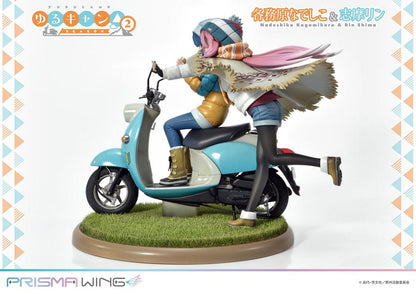 Laid-Back Camp Prisma Wing PVC Statue 1/7 Nadeshiko Kagamihara & Rin Shima 24 cm Image 6
