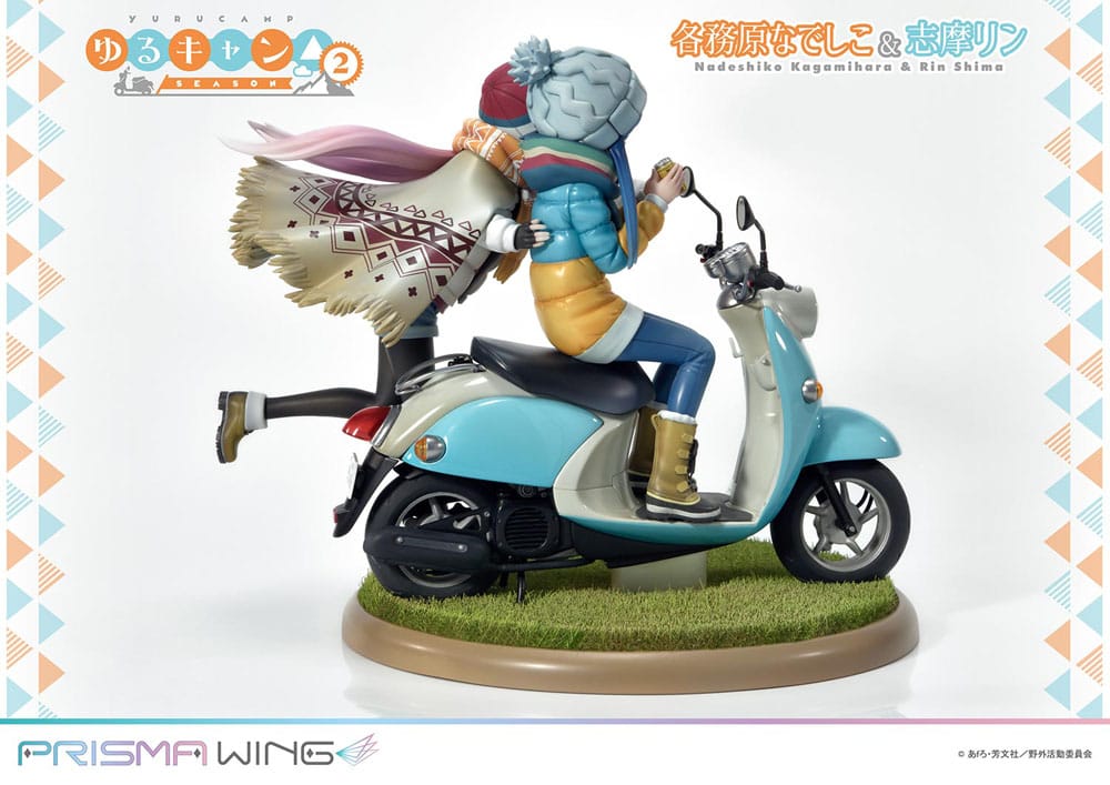 Laid-Back Camp Prisma Wing PVC Statue 1/7 Nadeshiko Kagamihara & Rin Shima 24 cm Image 7