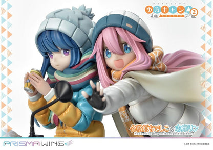 Laid-Back Camp Prisma Wing PVC Statue 1/7 Nadeshiko Kagamihara & Rin Shima 24 cm Image 8
