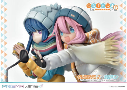 Laid-Back Camp Prisma Wing PVC Statue 1/7 Nadeshiko Kagamihara & Rin Shima 24 cm Image 9