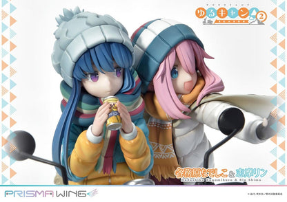 Laid-Back Camp Prisma Wing PVC Statue 1/7 Nadeshiko Kagamihara & Rin Shima 24 cm Image 10