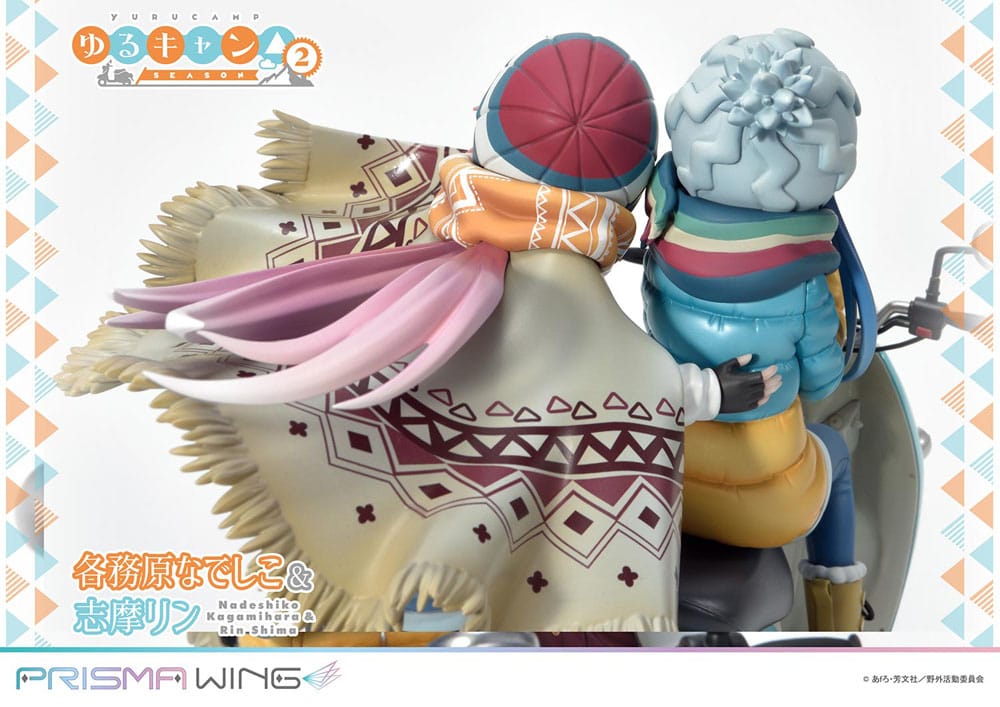 Laid-Back Camp Prisma Wing PVC Statue 1/7 Nadeshiko Kagamihara & Rin Shima 24 cm Image 11