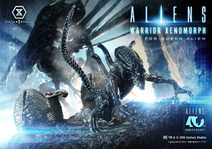 Aliens (Film) Ultimate Diorama Masterline Statue Warrior Xenomorph for Queen Alien 23 cm Image 2
