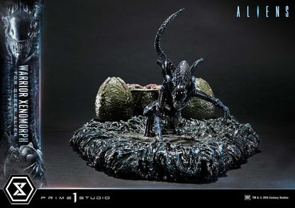 Aliens (Film) Ultimate Diorama Masterline Statue Warrior Xenomorph for Queen Alien 23 cm Image 6