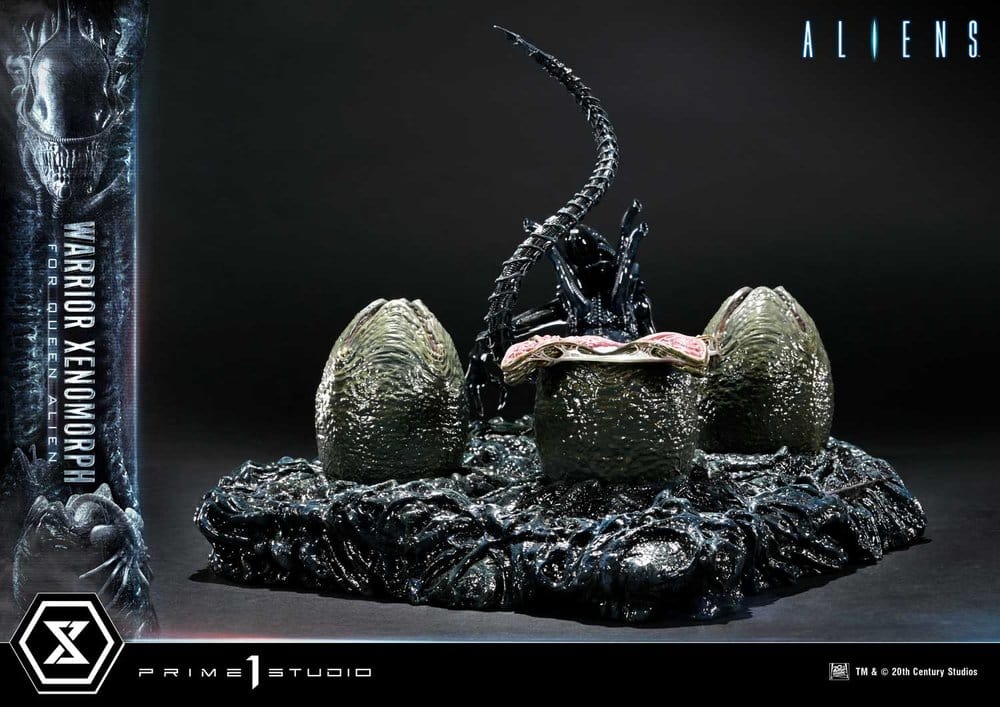 Aliens (Film) Ultimate Diorama Masterline Statue Warrior Xenomorph for Queen Alien 23 cm Image 7