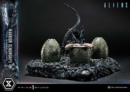 Aliens (Film) Ultimate Diorama Masterline Statue Warrior Xenomorph for Queen Alien 23 cm Image 7