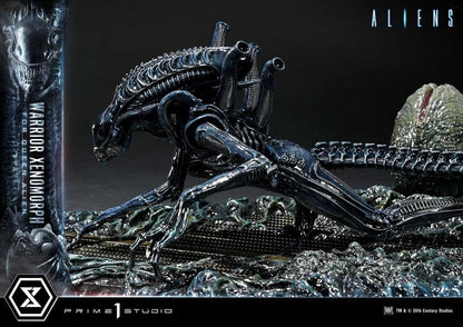Aliens (Film) Ultimate Diorama Masterline Statue Warrior Xenomorph for Queen Alien 23 cm Image 12