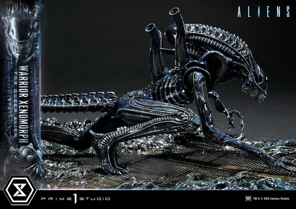 Aliens (Film) Ultimate Diorama Masterline Statue Warrior Xenomorph for Queen Alien 23 cm Image 14