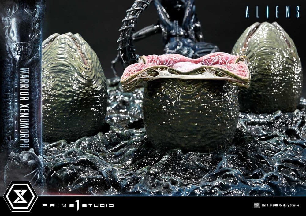 Aliens (Film) Ultimate Diorama Masterline Statue Warrior Xenomorph for Queen Alien 23 cm Image 15