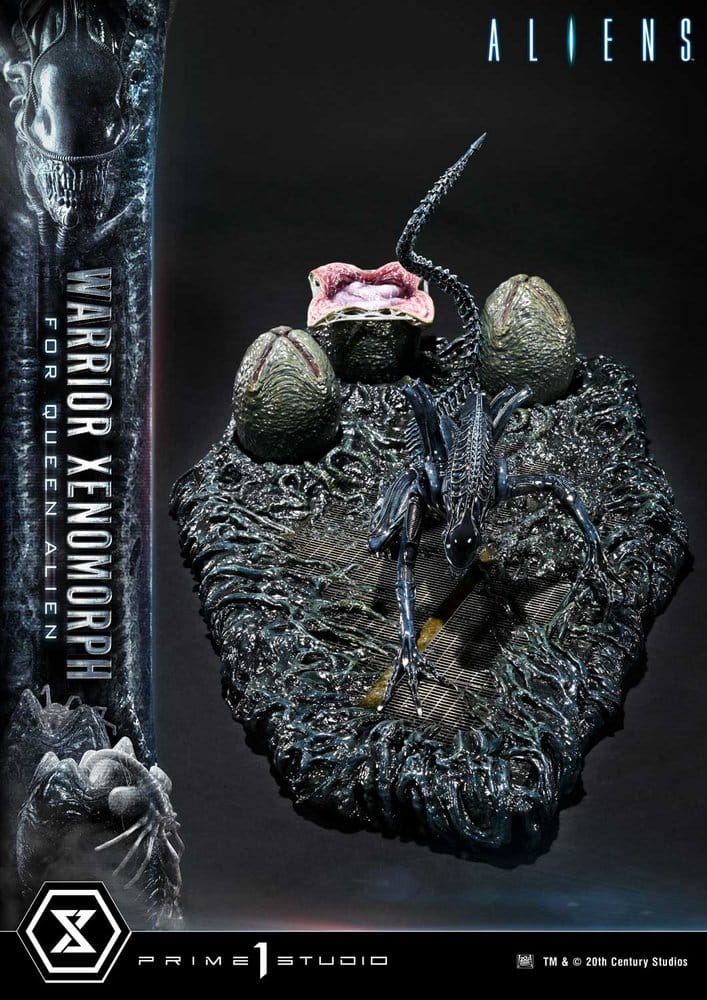 Aliens (Film) Ultimate Diorama Masterline Statue Warrior Xenomorph for Queen Alien 23 cm Image 16
