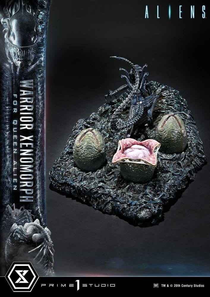 Aliens (Film) Ultimate Diorama Masterline Statue Warrior Xenomorph for Queen Alien 23 cm Image 17