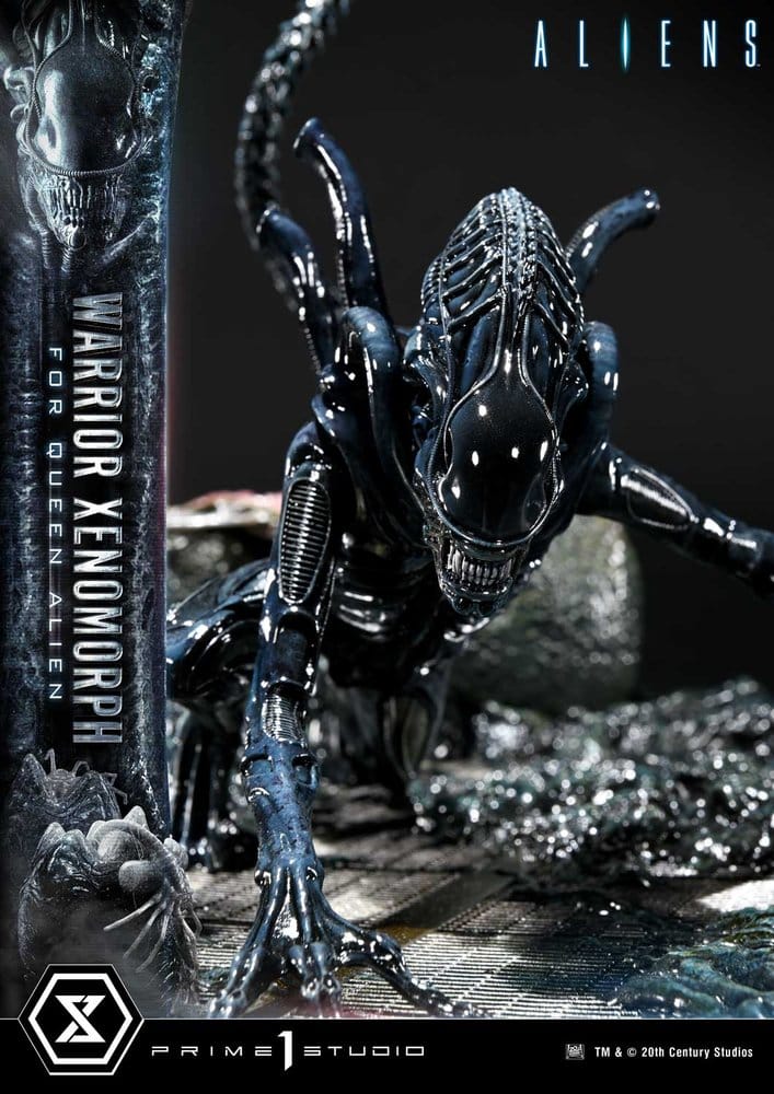 Aliens (Film) Ultimate Diorama Masterline Statue Warrior Xenomorph for Queen Alien 23 cm Image 18