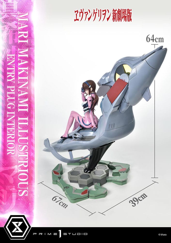 Rebuild of Evangelion Ultimate Premium Masterline Series Statue 1/4 Mari Makinami Illustrious Normal Ver. 64 cm Image 5