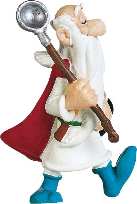 Asterix Figur Miraculix mit Kelle 8 cm Image