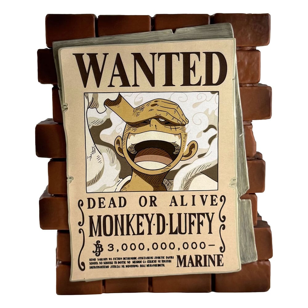 One Piece Spardose Luffy Wanted Image 1
