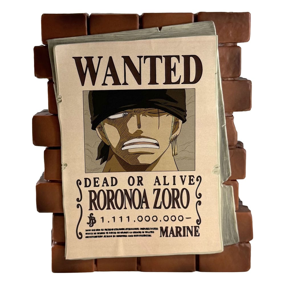 One Piece Spardose Zoro Wanted Image 1