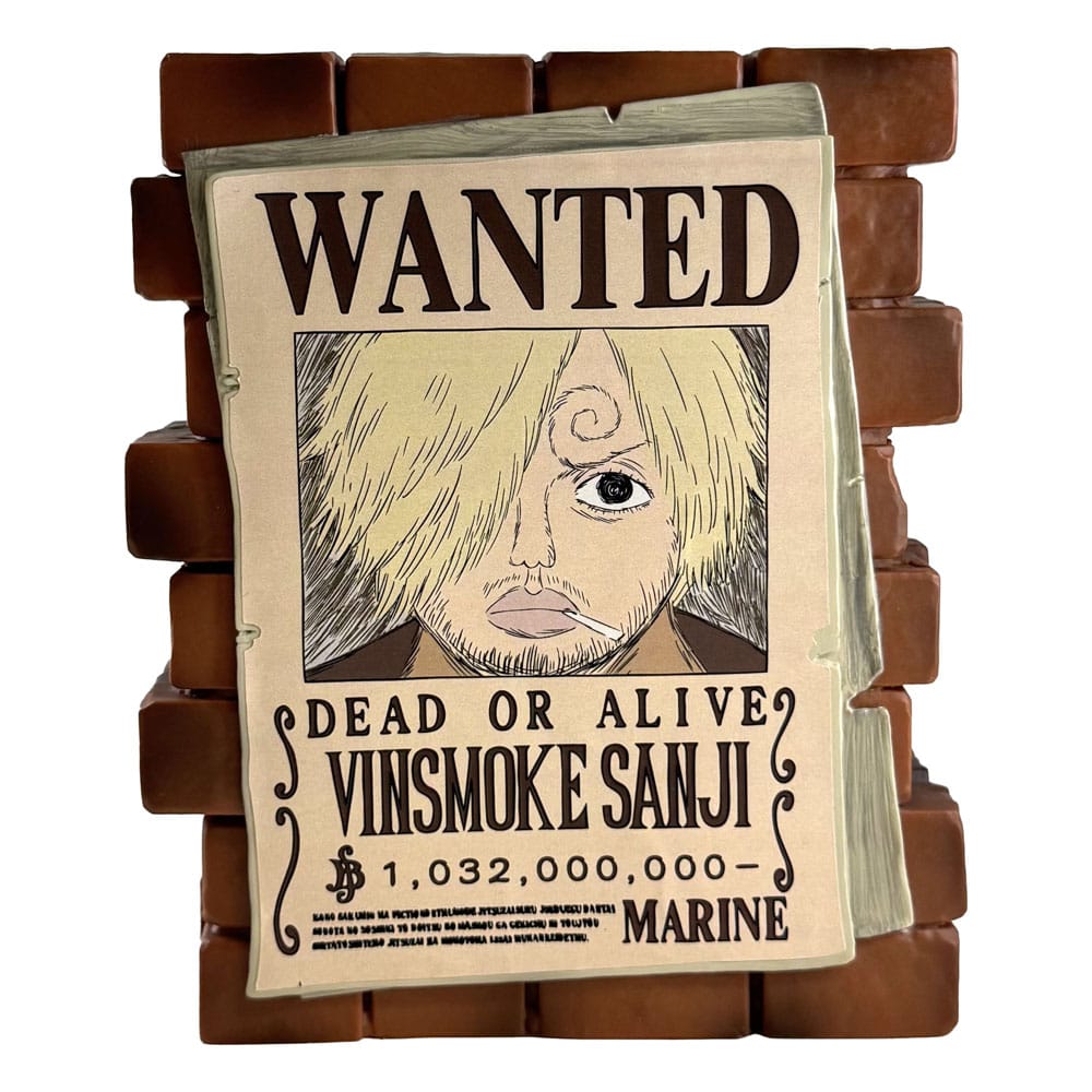 One Piece Spardose Sanji Wanted Image 2