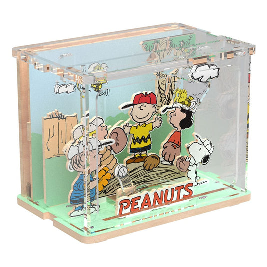Die Peanuts Puremind DIY Bauset Mini Scene Baseball Time Image 1