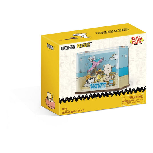 Die Peanuts Puremind DIY Bauset Mini Scene Chilling at the Beach Image 2