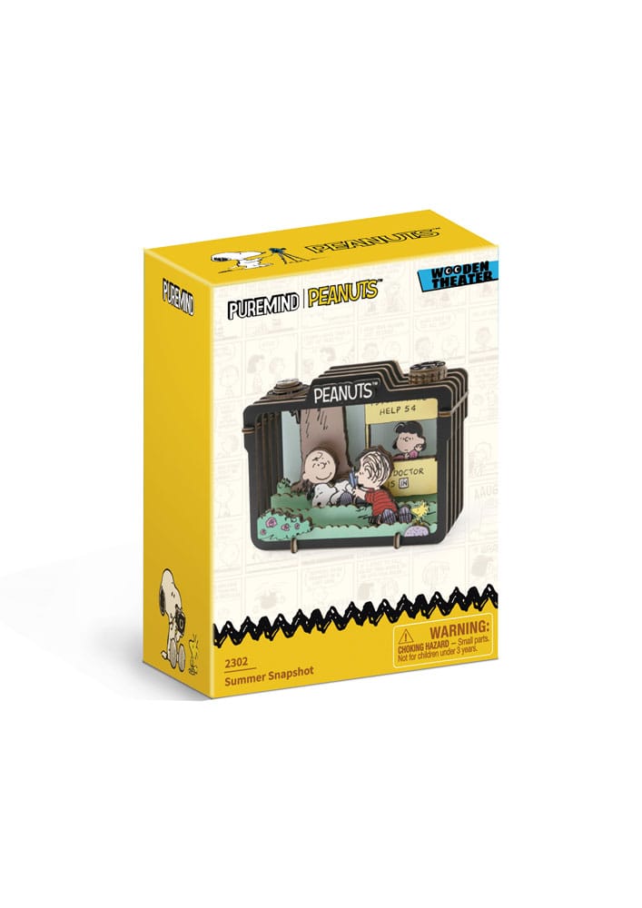 Die Peanuts Puremind Modellbausatz Wooden Theater Summer Snapshot Image 4