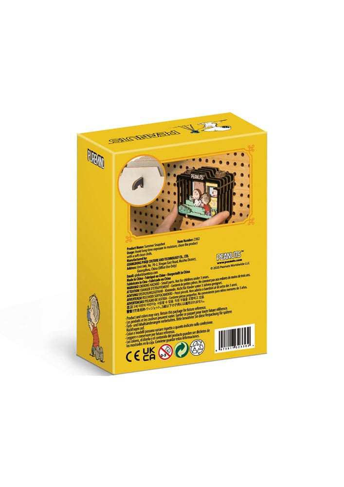 Die Peanuts Puremind Modellbausatz Wooden Theater Summer Snapshot Image 5