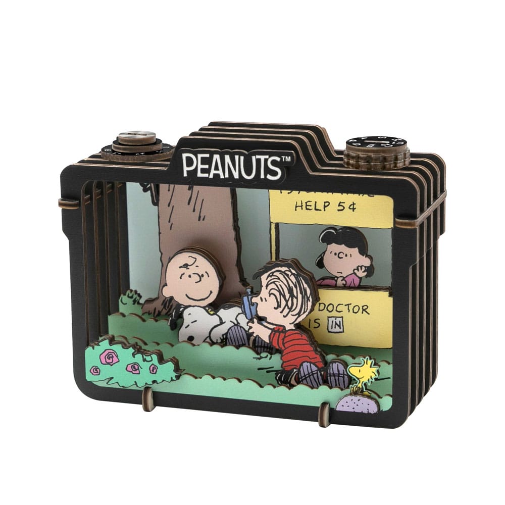 Die Peanuts Puremind Modellbausatz Wooden Theater Summer Snapshot Image 6
