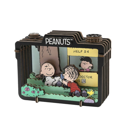 Die Peanuts Puremind Modellbausatz Wooden Theater Summer Snapshot Image 6