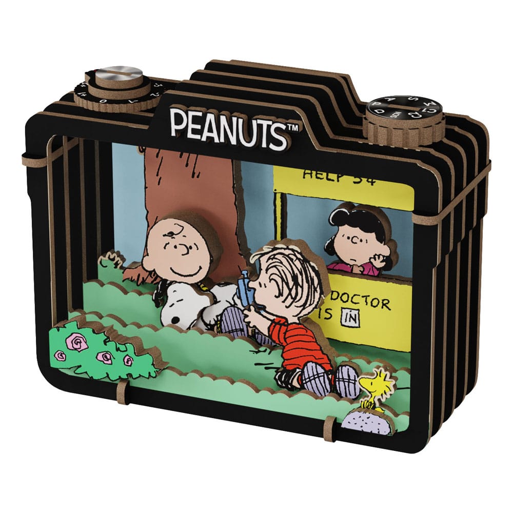 Die Peanuts Puremind Modellbausatz Wooden Theater Summer Snapshot Image 1