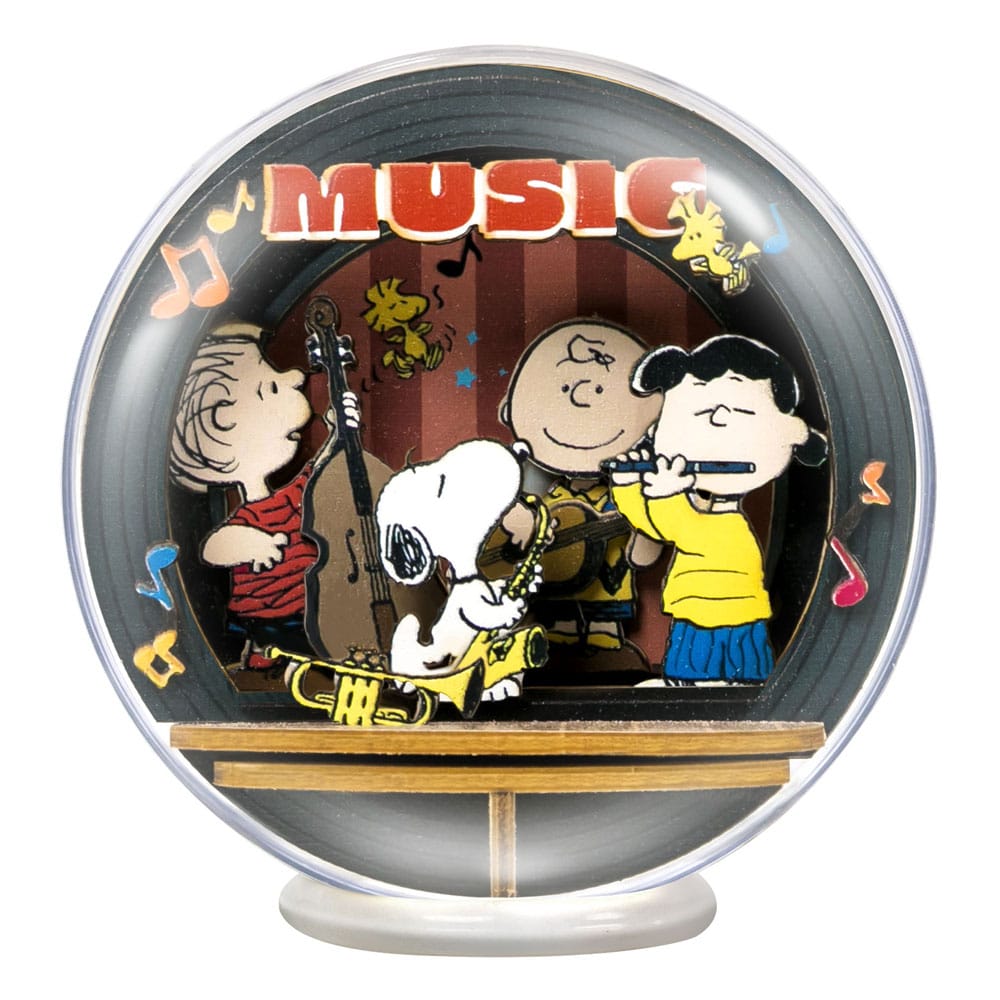 Die Peanuts Puremind Modellbausatz Wooden Theater Globe Night of Music Image 1