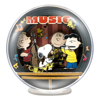 Die Peanuts Puremind Modellbausatz Wooden Theater Globe Night of Music Image 1