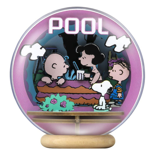 Die Peanuts Puremind Modellbausatz Wooden Theater Globe Cool Pool Image 1