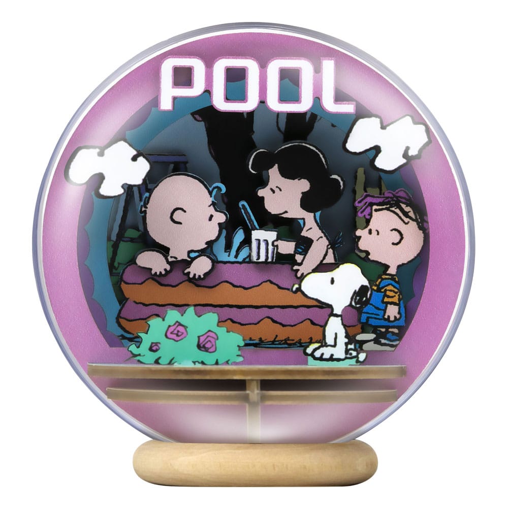 Die Peanuts Puremind Modellbausatz Wooden Theater Globe Cool Pool Image 1