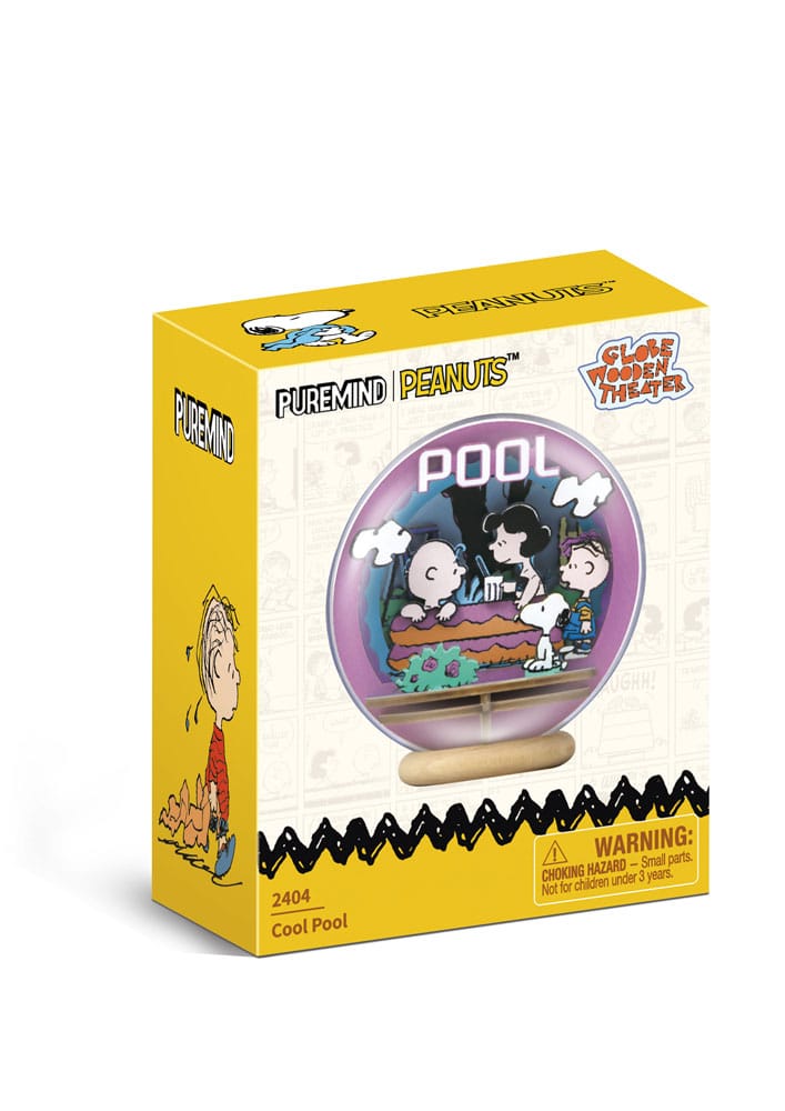 Die Peanuts Puremind Modellbausatz Wooden Theater Globe Cool Pool Image 5