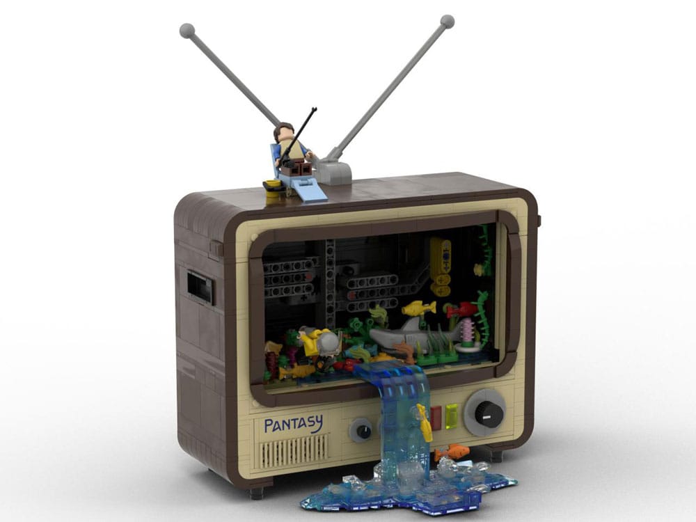 Original-Retro Series Bauset Vintage Television 19 cm Image