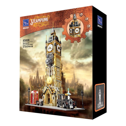 Original-Steampunk Series Bauset Steampunk Clock Tower Park 58 cm Image 2
