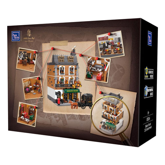 Sherlock Holmes Bauset Baker Street 221B Apartment 42 cm Image 2