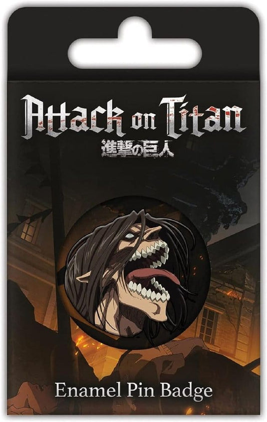 Attack on Titan Emaille Anstecker S3 (Eren Titan Rage) Image