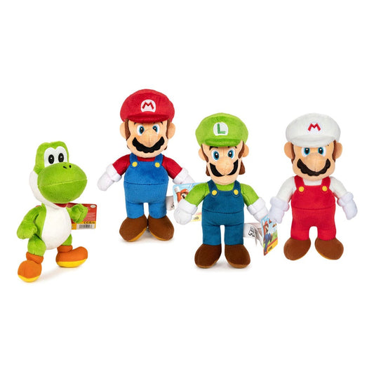 Super Mario Plüschfiguren Set Charaktere 25 cm Sortiment (8) Image