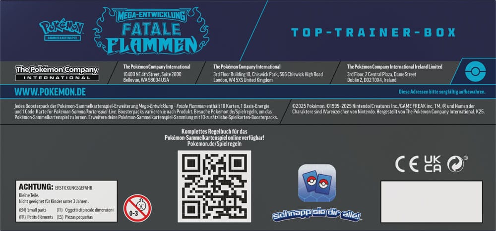 Pokémon ME02 Fatale Flammen Top Trainer Box *Deutsche Version* Image 5