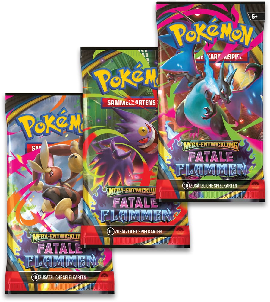 Pokémon TCG ME02 Mega-Entwicklung 3er-Pack Blister *Deutsche Version* Image 5