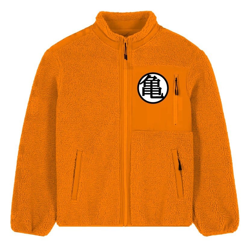 Dragon Ball Z Sherpa Jacke Goku Kanji Größe M Image 2