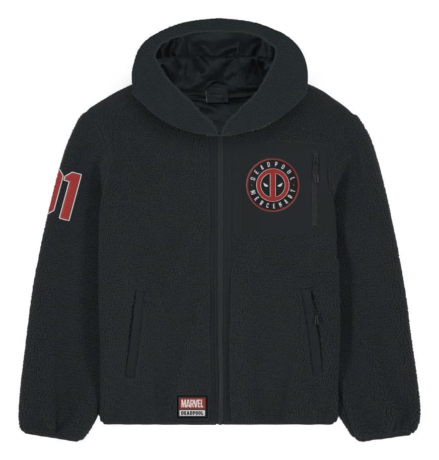 Marvel Sherpa-Jacke Deadpool Logo Größe XXL Image 2